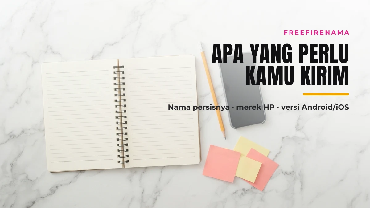 Apa yang perlu dikirim saat melaporkan bug generator nama FF
