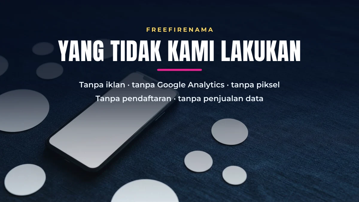 FreeFireNama tanpa iklan tanpa pelacak tanpa pendaftaran